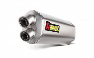 Akrapovic Slip-on Line Titanium met E-keur Honda CRF 1000 Africa Twin 2016 > 2017